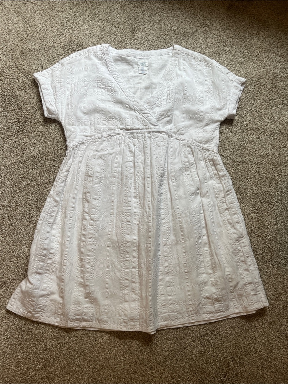 Sigrid Olsen White Eyelet Cotton Sundress for Girls